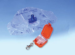 Adsafe CPR Face Shield Plus w/Mouthpc & 1-Way Valve Orange - Precision Lab Works