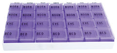 MediChest  6 7/8 x4 1/2 x7/8  7-Day w/4 Compartments per day - Precision Lab Works
