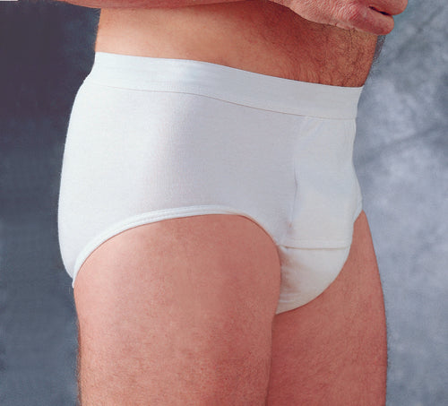 HealthDri Men's Heavy Cotton Brief Medium 34 - 36 - Precision Lab Works