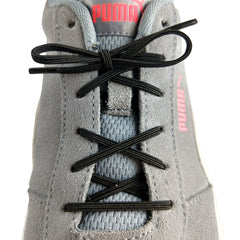 Fit To Be Tied Shoe Laces Elas-Black 24  pr - Precision Lab Works