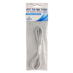 Fit To Be Tied Shoe Laces Elas-White 24  pr - Precision Lab Works