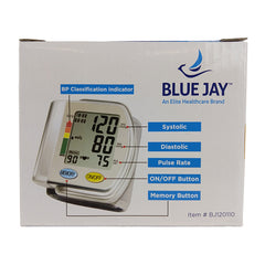 Wrist Blood Pressure Unit Blue Jay Brand - Precision Lab Works