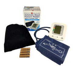 Full Automatic Blood Pressure w/Extra Large Cuff & 4 AA Batt - Precision Lab Works
