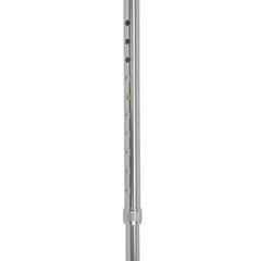 Cane  Soft Foam Offset Handle  Blue Jay  Silver with Strap - Precision Lab Works