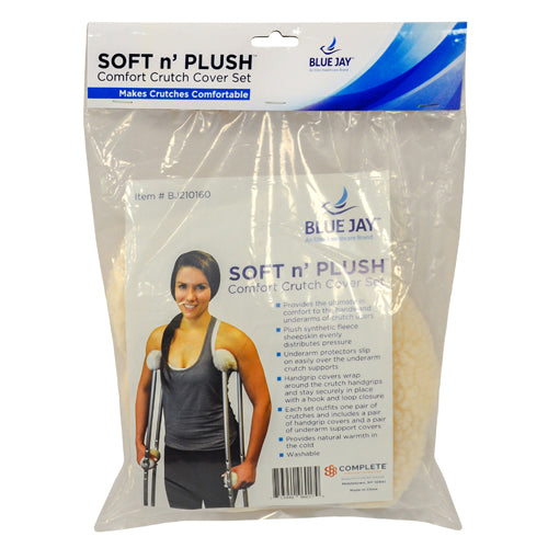 Soft n' Plush Comfort Crutch Fleece Covers Set - Precision Lab Works