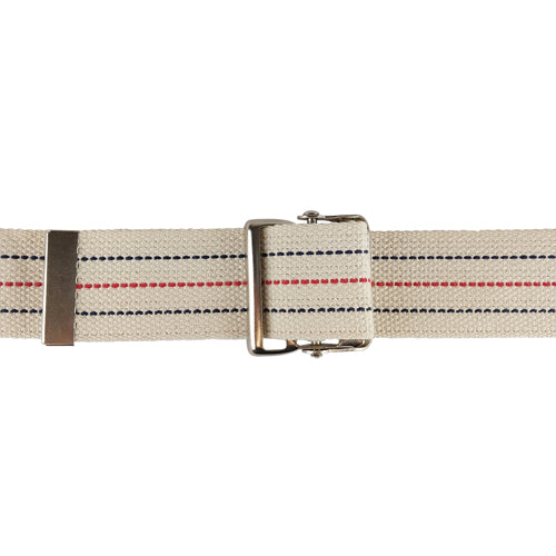 Gait Belt w/Metal Buckle 2x60  Striped  Blue Jay Brand - Precision Lab Works