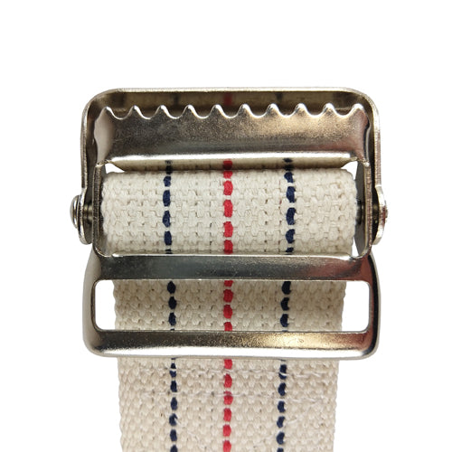 Gait Belt w/Metal Buckle 2x60  Striped  Blue Jay Brand - Precision Lab Works