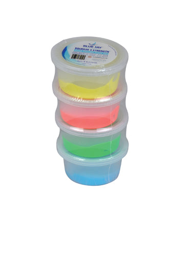 Squeeze 4 Strength  2 oz. Hand Therapy Putty   Set of 4 - Precision Lab Works
