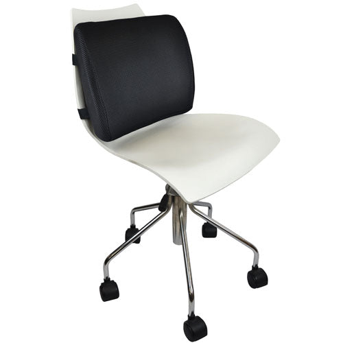 Lumbar Cushion w/Straps  Black Memory Foam - Blue Jay - Precision Lab Works
