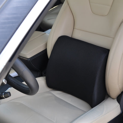 Lumbar Cushion w/Straps  Black Memory Foam - Blue Jay - Precision Lab Works