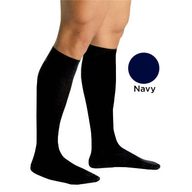 Men's Firm Support Socks 20-30mmHg  Navy  Small - Precision Lab Works
