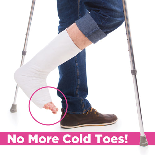 Sock It To Me Non-Slip Cast Sock  Blue Jay Brand  Pair - Precision Lab Works