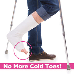 Sock It To Me Non-Slip Cast Sock  Blue Jay Brand  Pair - Precision Lab Works