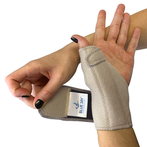 Blue Jay Adj Thumb Support w/Stabilizing Stay Beige SM/MD - Precision Lab Works