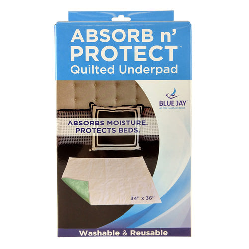 Reusable Absorbent Underpad 34  x 36  by Blue Jay - Precision Lab Works