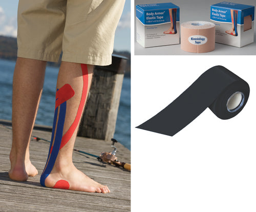 Kinesiology Tape  2  x 16.5' Black - Precision Lab Works