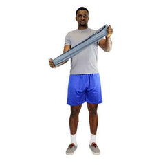 CanDo XX‑Heavy Silver Exercise Band – 50‑Yard Roll, Professional Resistance Band