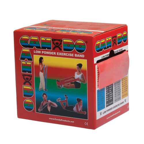 Cando Exercise Band Red Light 50-Yard Dispenser Box-Last One!