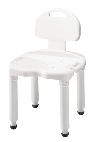 Bath Bench Composite W/ Back Knocked-Down  -Carex - Precision Lab Works