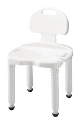 Bath Bench Composite W/ Back Knocked-Down  -Carex - Precision Lab Works