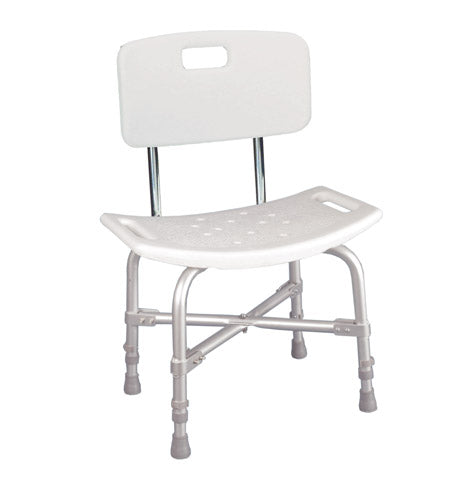 Bath Bench - Heavy Duty With Back  Bariatric (KD)  Each - Precision Lab Works