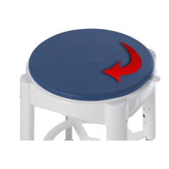 Swivel Seat Shower Stool Retail Packed    Each - Precision Lab Works