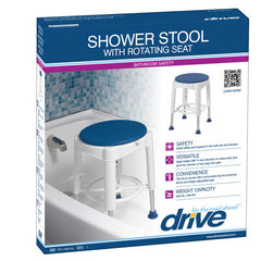 Swivel Seat Shower Stool Retail Packed    Each - Precision Lab Works