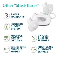 Evenflo Deluxe Advanced Breast Pump Double Electric - Precision Lab Works
