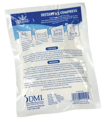 Instant Cold Packs - Each 5 x9 - Precision Lab Works
