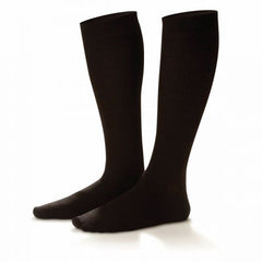 Mens Support Dress Socks  Firm 20-30 Black Large Adult Pair - Precision Lab Works