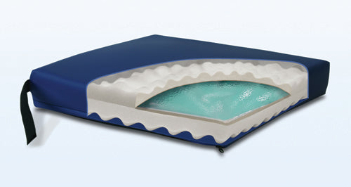 Gel Convoluted Foam Cushion 18  x 16  x 3   Navy - Precision Lab Works