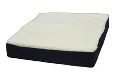 Gel Wheelchair Cushion w/ Fleece Top 16  x 18  x 3.5 - Precision Lab Works