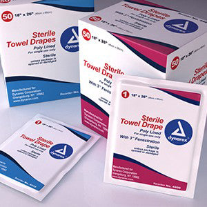 Towel Drape Sheets- Sterile- 3 18  X 26  Bx/50 - Precision Lab Works