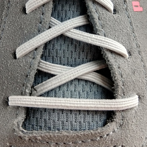 Fit To Be Tied Shoe Laces Elas-White 24  pr - Precision Lab Works