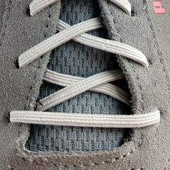 Fit To Be Tied Shoe Laces Elas-White 24  pr - Precision Lab Works