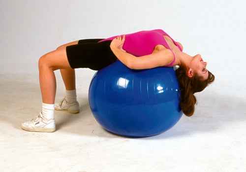 Inflatable PT Ball- 38in 95 Cm- Red