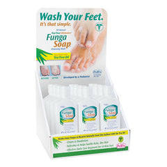 FungaSoap Tea Tree Ultimates 6oz Cleansing Wash Display - Precision Lab Works