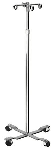 I.V. Stand 4-Hook - 4 Leg - Precision Lab Works