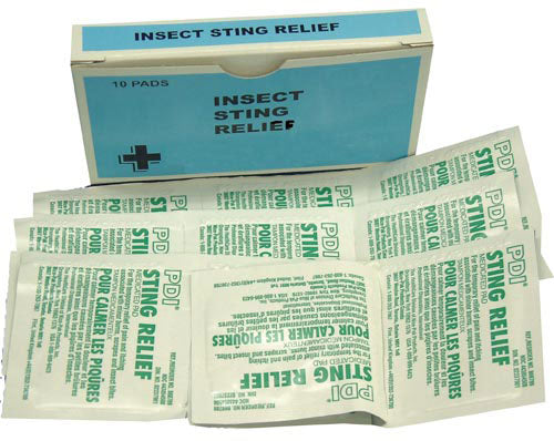 Insect Sting Wipes  Bx/10 - Precision Lab Works