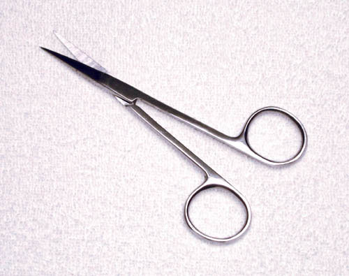 Iris Scissors 4 1/2  Curved - Precision Lab Works