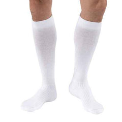 Jobst Activewear 30-40 Knee-Hi Socks White  XL Full Calf