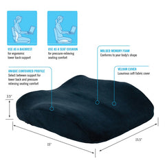 The Sitback Cushion Obusforme  Black - Precision Lab Works