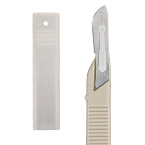 Scalpel #20 Disposable Generic Bx/10  w/Safety Guard - Precision Lab Works
