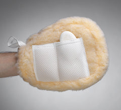 Sheepskin Bath Mitt  Universal - Precision Lab Works