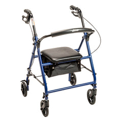 Rollator Steel Blue w/6  Whls Knocked-Down - Precision Lab Works