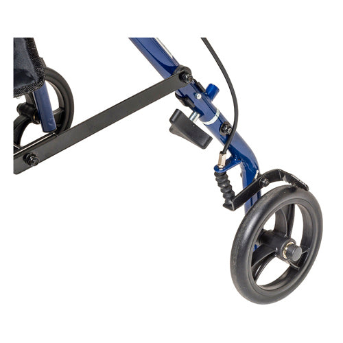 Rollator Steel Blue w/6  Whls Knocked-Down - Precision Lab Works