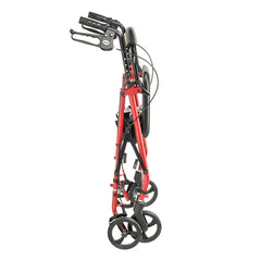 Rollator Steel Red  w/6  Whls Knocked-Down - Precision Lab Works