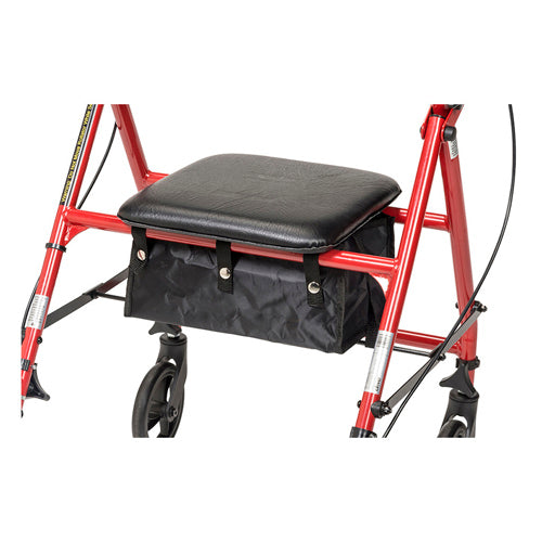 Rollator Steel Red  w/6  Whls Knocked-Down - Precision Lab Works