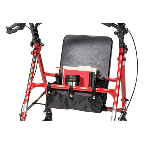 Rollator Steel Red  w/6  Whls Knocked-Down - Precision Lab Works