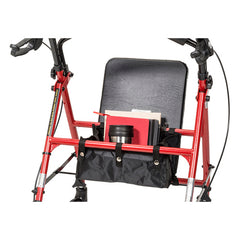 Rollator Steel Red  w/6  Whls Knocked-Down - Precision Lab Works